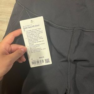 lululemon base pace HR short - 8” inseam